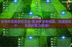 世界杯竞猜游戏互动-世界杯激情碰撞，竞猜游戏互动的魅力展现