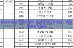 世界杯冠亚军竞猜体彩-世界杯冠亚军竞猜，体彩的激情与策略