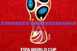 世界杯竞猜冠亚军-世界杯竞猜冠亚军的乐趣与策略