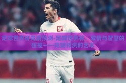 足球世界杯竞猜预测-足球世界杯，激情与智慧的碰撞——竞猜预测的艺术