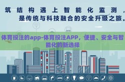 体育投注的app-体育投注APP，便捷、安全与智能化的新选择