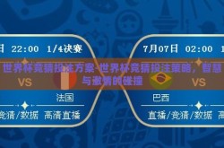 世界杯竞猜投注方案-世界杯竞猜投注策略，智慧与激情的碰撞