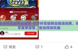 世界杯竞猜网站推荐-世界杯竞猜网站精选指南，乐享赛事激情，智选预测乐趣