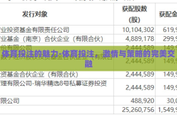 体育投注的魅力-体育投注，激情与策略的完美交融