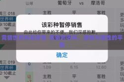 竞猜世界杯后停售-竞猜世界杯，激情与理性的平衡