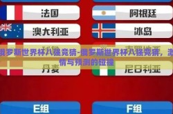 俄罗斯世界杯八强竞猜-俄罗斯世界杯八强竞猜，激情与预测的碰撞