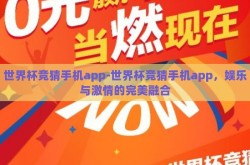 世界杯竞猜手机app-世界杯竞猜手机app，娱乐与激情的完美融合
