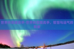 世界杯竞猜高手-世界杯竞猜高手，智慧与运气的较量
