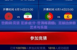 世界杯 竞猜 足球 比分-世界杯竞猜，足球比分的艺术与乐趣