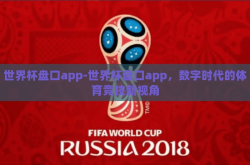 世界杯盘口app-世界杯盘口app，数字时代的体育竞技新视角