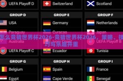怎么竞猜世界杯2026-竞猜世界杯2026，策略、技巧与乐趣并重