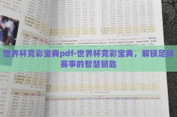 世界杯竞彩宝典pdf-世界杯竞彩宝典，解锁足球赛事的智慧钥匙