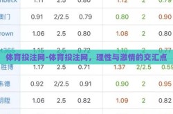 体育投注网-体育投注网，理性与激情的交汇点