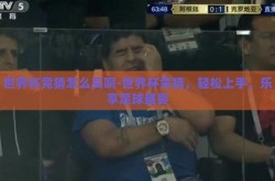 世界杯竞猜怎么买啊-世界杯竞猜，轻松上手，乐享足球盛宴