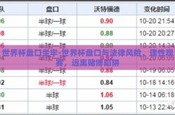 世界杯盘口坐牢-世界杯盘口与法律风险，理性观赛，远离赌博陷阱
