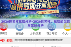 2026世界杯竞猜分析-2026世界杯，竞猜的激情与策略分析