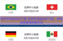世界杯竞猜软件下载-世界杯竞猜软件下载，体验足球盛宴的新方式