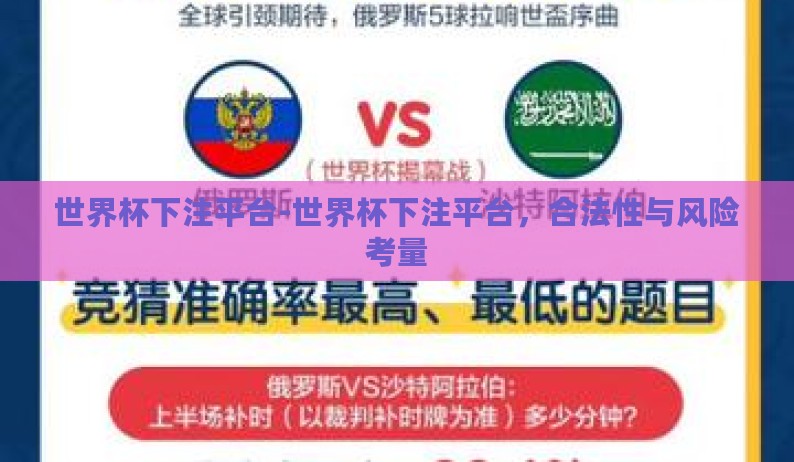 世界杯下注平台-世界杯下注平台，合法性与风险考量