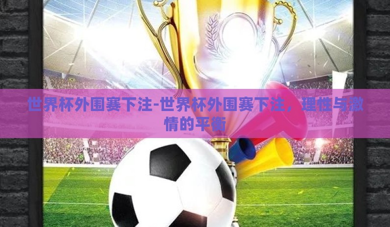 世界杯外围赛下注-世界杯外围赛下注，理性与激情的平衡