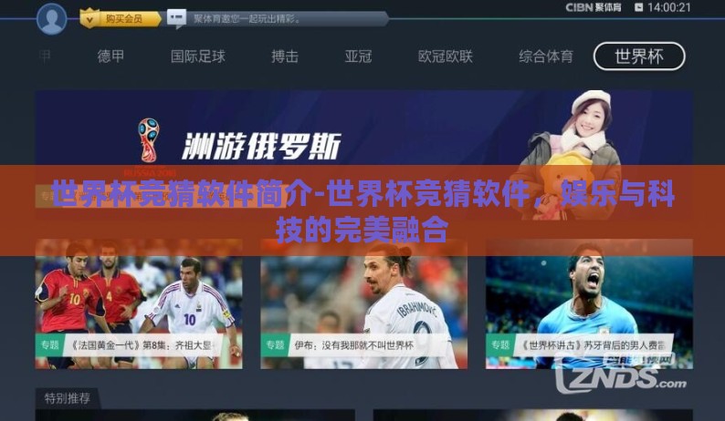 世界杯竞猜软件简介-世界杯竞猜软件，娱乐与科技的完美融合