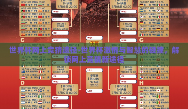 世界杯网上竞猜途径-世界杯激情与智慧的碰撞，解锁网上竞猜新途径