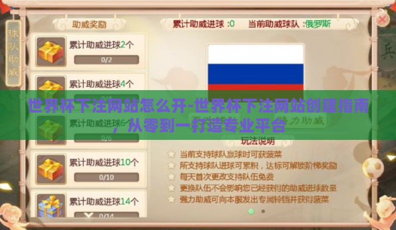 世界杯下注网站怎么开-世界杯下注网站创建指南，从零到一打造专业平台