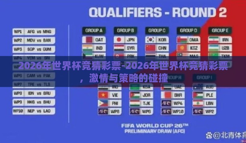 2026年世界杯竞猜彩票-2026年世界杯竞猜彩票,激情与策略的碰撞 2026年世界杯竞猜彩票-2026年世界杯竞猜彩票,激情与策略的碰撞
