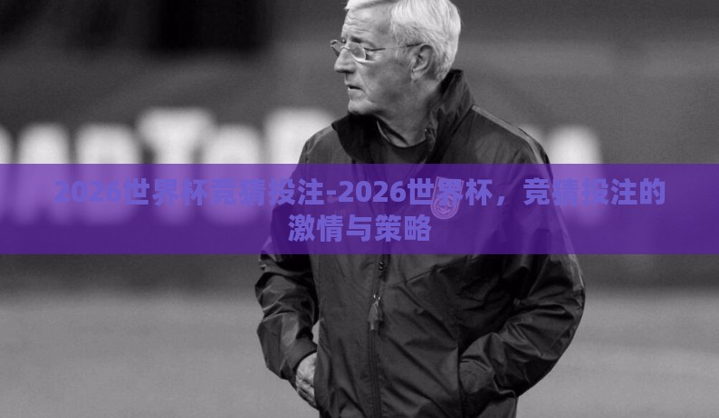 2026世界杯竞猜投注-2026世界杯，竞猜投注的激情与策略