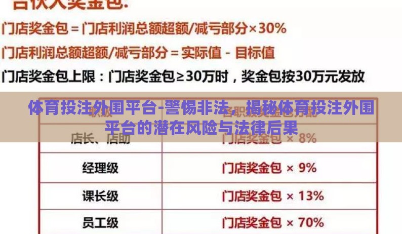 体育投注外围平台-警惕非法,揭秘体育投注外围平台的潜在风险与法律后果 体育投注外围平台-警惕非法,揭秘体育投注外围平台的潜在风险与法律后果