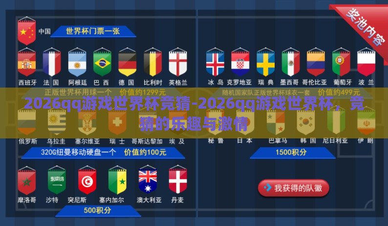 2026qq游戏世界杯竞猜-2026qq游戏世界杯,竞猜的乐趣与激情 2026qq游戏世界杯竞猜-2026qq游戏世界杯,竞猜的乐趣与激情