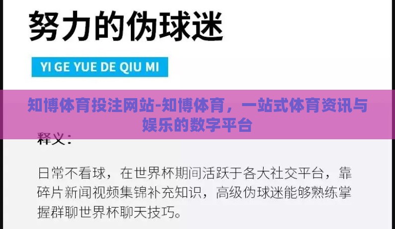 知博体育投注网站-知博体育，一站式体育资讯与娱乐的数字平台