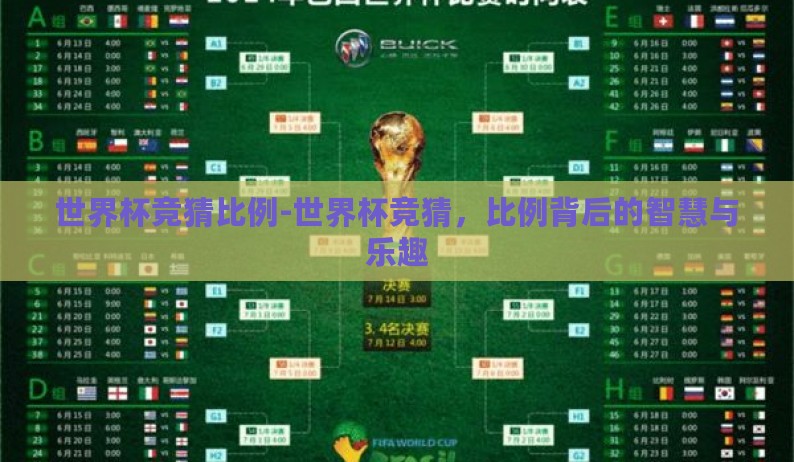 世界杯竞猜比例-世界杯竞猜，比例背后的智慧与乐趣